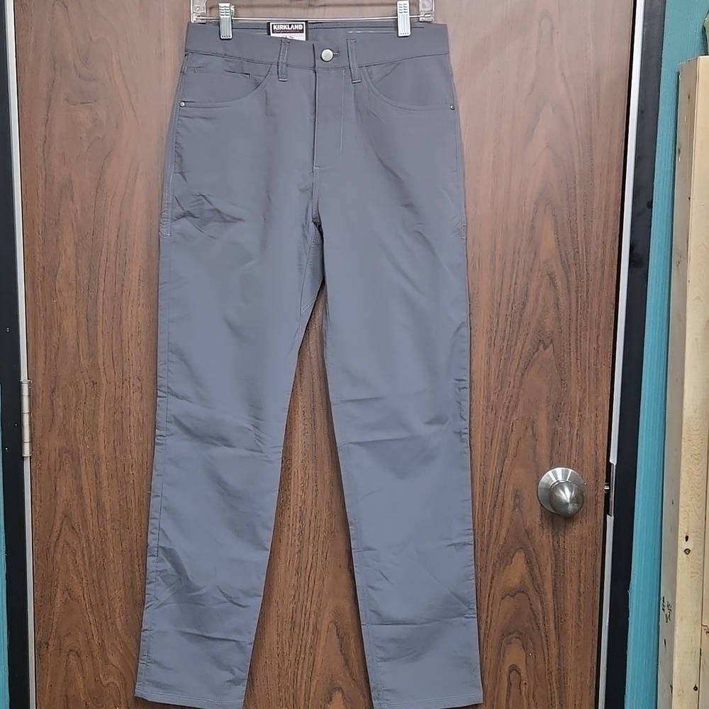 Kirkland Signature Men's Gray Chinos
